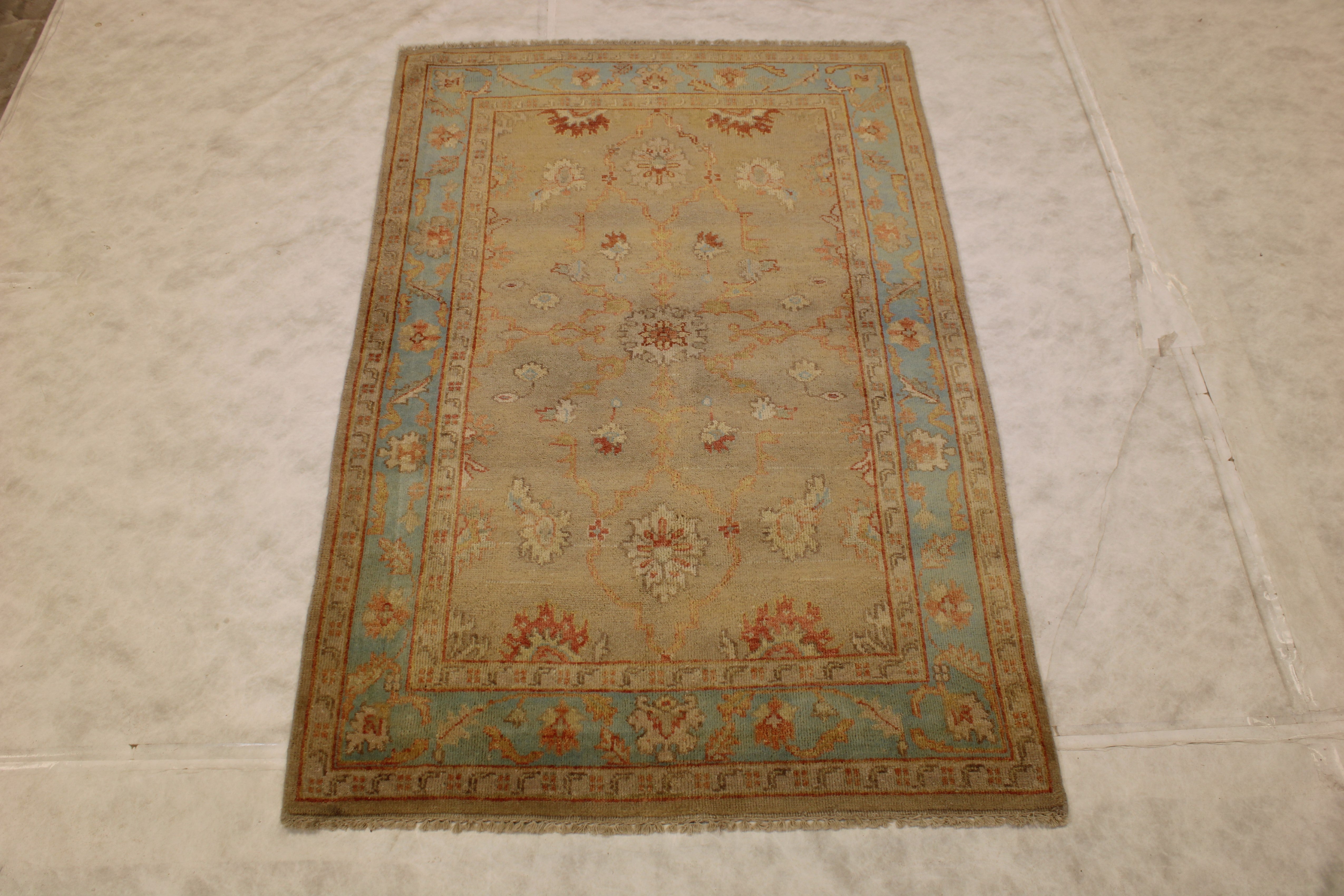 Pestal Oushak Rug, Indian Area Rug