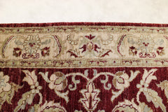 Pakistani Oushak Rug, Hand Knotted Traditional Rug