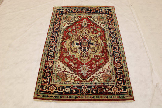 Persian Serapi Rug, Hand Knotted Oriental Rug