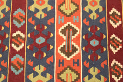 Handwoven Kilim Rug, Geometric Kilim Rug