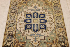 4x6 Persian Rug, Indian Area Rug, Serapi Design Rug