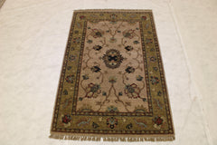 4x6 Hand Knotted Rug, Indian Oriental Rug