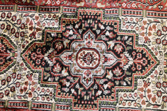 Kashmiri Rug, 4x6 Indian Rug, Hand Knotted Rug