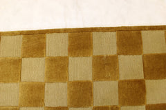 4x6 Modern Rug, Indian Geometric Rug