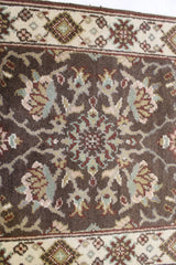 Oushak Runner Rug, Indian Runner Rug