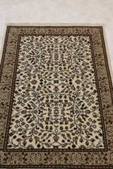3x4 Persian Rug, Indian Serapi Rug