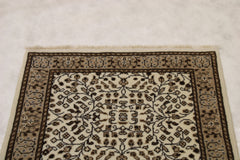 3x4 Persian Rug, Indian Serapi Rug