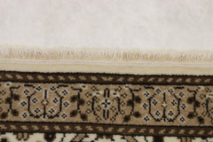 3x4 Persian Rug, Indian Serapi Rug