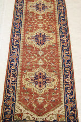 3x12 Runner Rug, Indian Serapi Rug