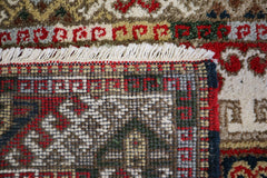 Kazak Rug, 3x5 Indian Rug, Hand Knotted Rug