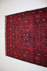3x5 Tribal Rug, Afghan Khal Mohammadi Rug