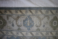 Indian Hand Knotted Rug, Oushak Wool Rug