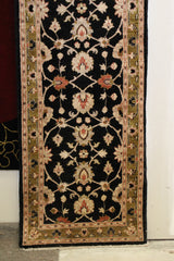 Oushak Runner Rug, Hand Knotted Traditional Runner