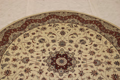 Pak Persian Rug, 9x9 Round Rug, Hand Knotted Rug