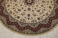 Pak Persian Rug, 9x9 Round Rug, Hand Knotted Rug