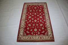 3x5 Afghan Rug, Hand Knotted Wool Rug