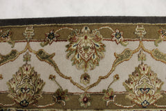 Silk Flower Rug, Persian Design Rug, 6x9 Area Rug