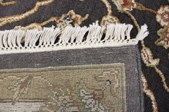 Silk Flower Rug, Persian Design Rug, 6x9 Area Rug