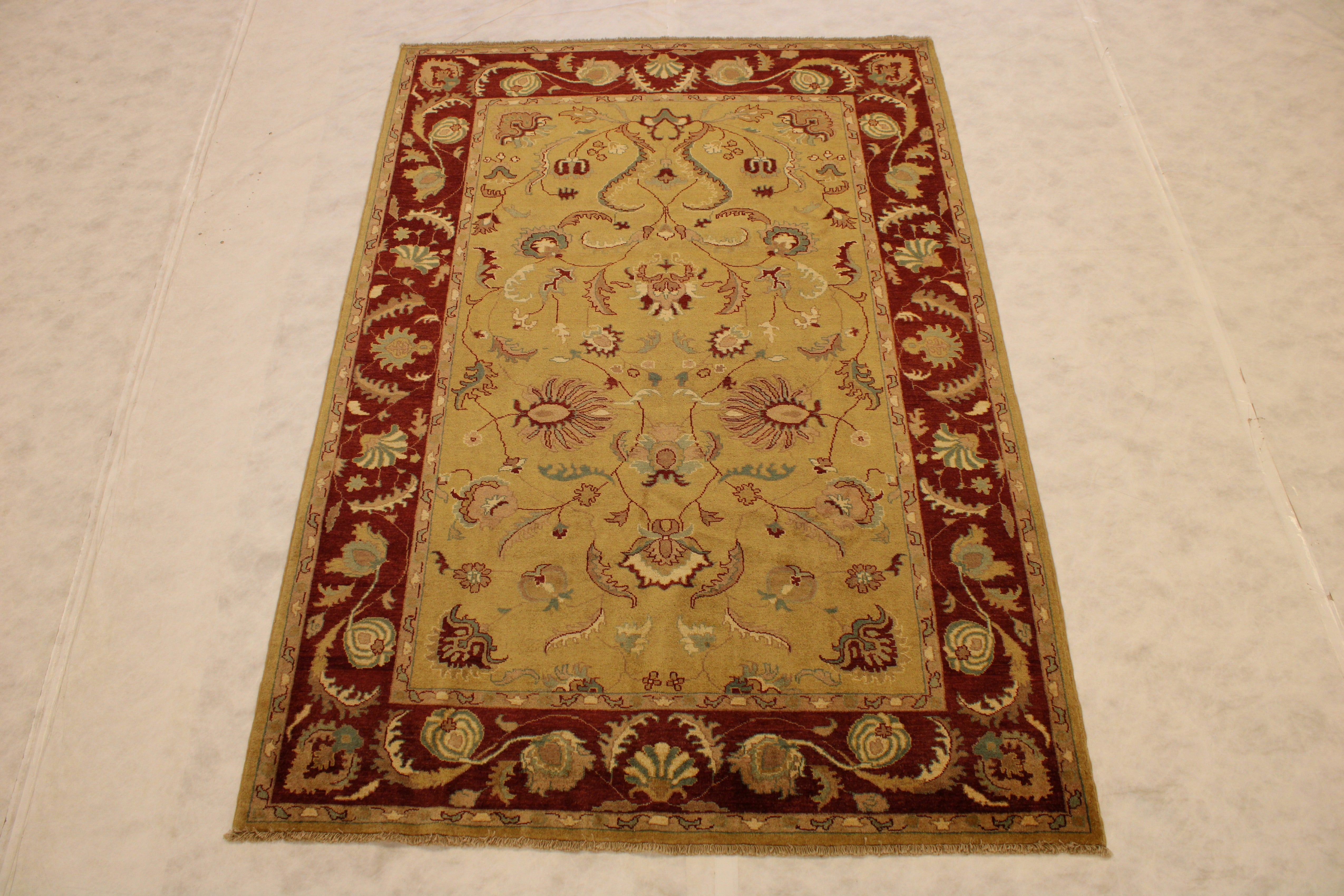 Peshawar Rug, Oushak Rug, Hand Knotted Rug