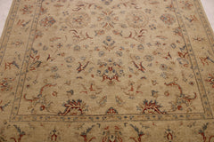 Afghan Oushak Rug, 6x8 Hand Knotted Rug