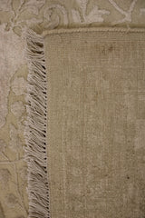 6x10 Area Rug, Indian Silk Flower Rug