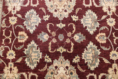 6x9 Afghan Rug, Hand Knotted Oushak Rug