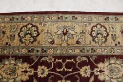 6x9 Afghan Rug, Hand Knotted Oushak Rug