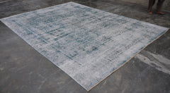 Vintage Rug, Wool Oriental Rug, Kayseri Rug, 9x13 Rug