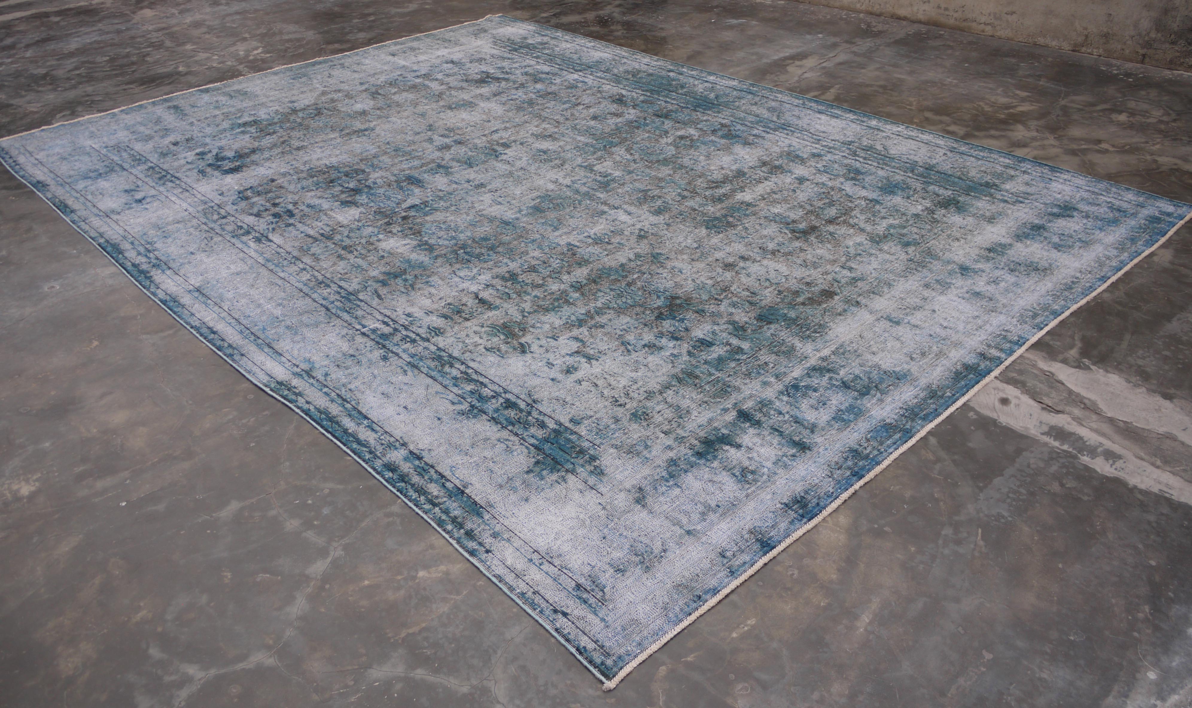 Vintage Area Rug, Turkish Rug, Vegetable Dye, 10x13 Rug