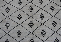 Contemporary Hand Knotted Wool Rug