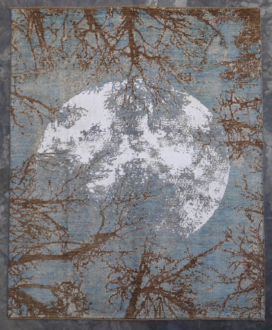 Contemporary Rug, Fine Quality Rug, Hand Knotted Area Rug