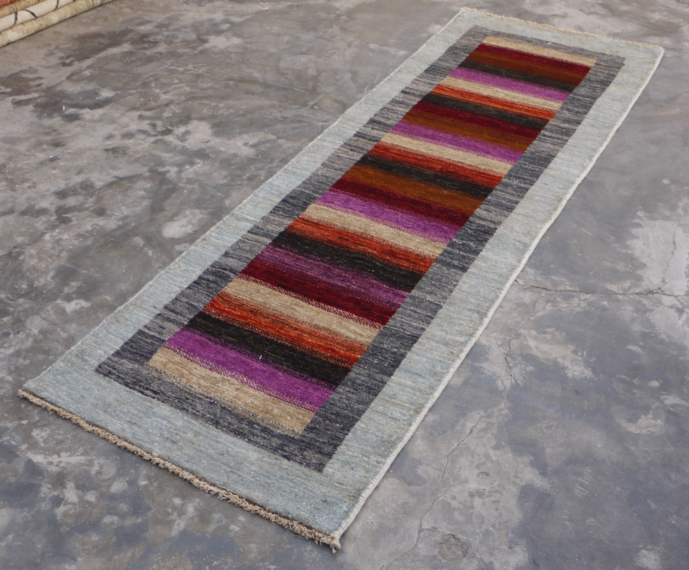 Contemporary Runner, Natural Multi, Wool Runner