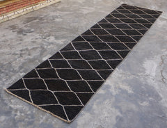 Moroccan Rug, Afghan Runner, Hand Knotted Rug, Entryway Runne