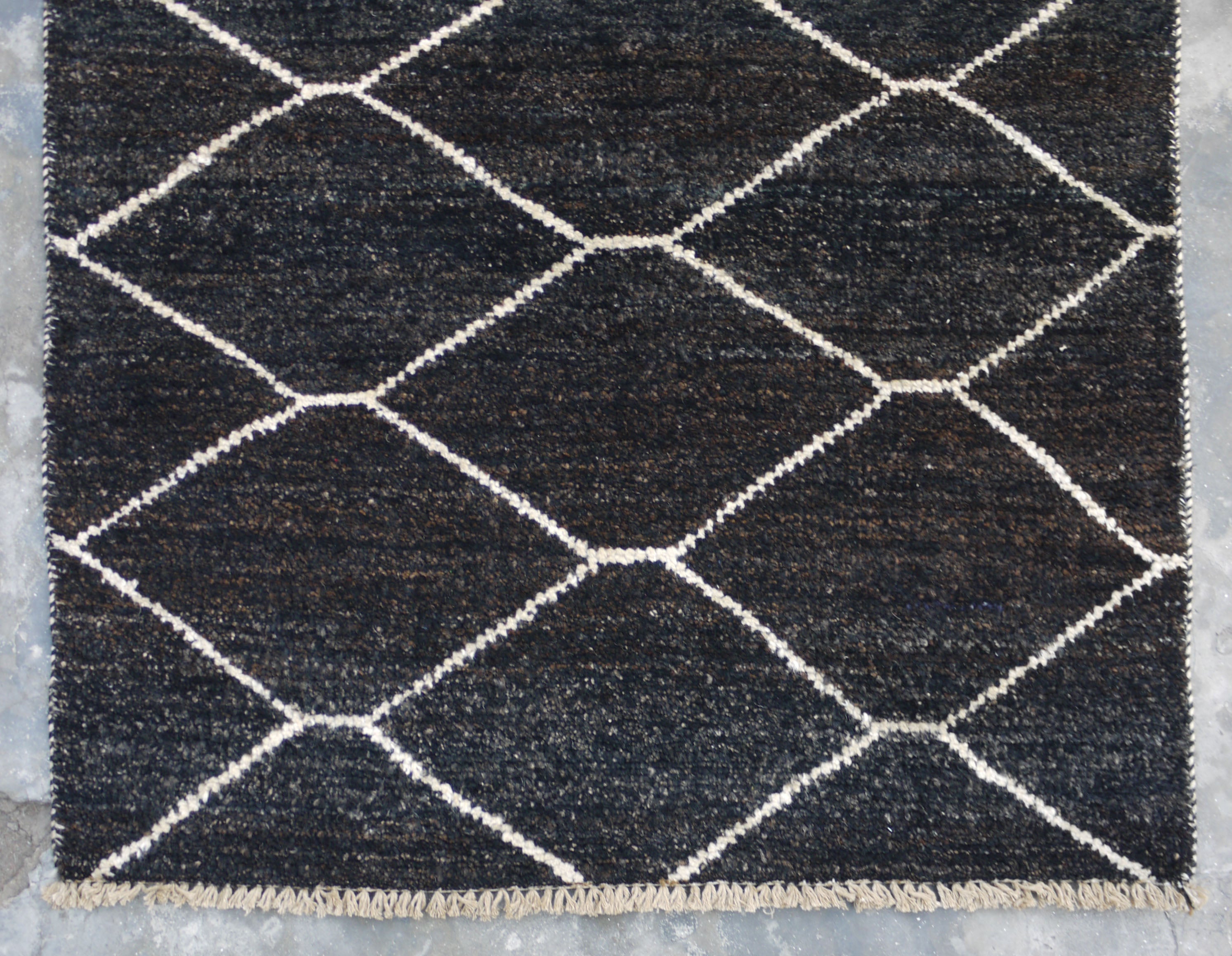 Runner Rug, Moroccan Rug, Hand Knotted Runner, Hallway Runner