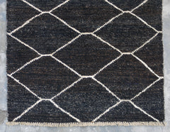 Runner Rug, Moroccan Rug, Hand Knotted Runner, Hallway Runner