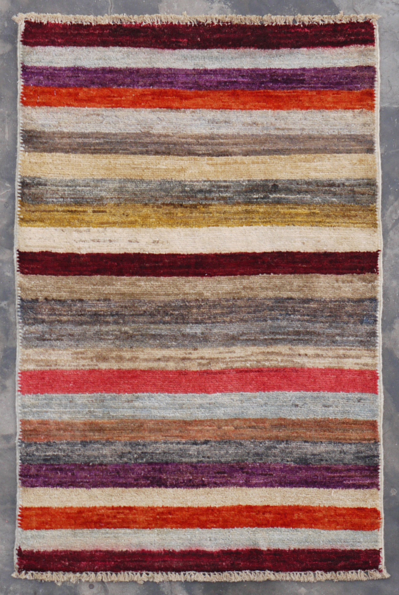 Multicolor Rug, Contemporary Rug, Hand Knotted Wool Rug