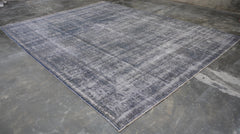 Turkish Vintage Rug, Hand Knotted Wool Rug, 10x13 Area Rug