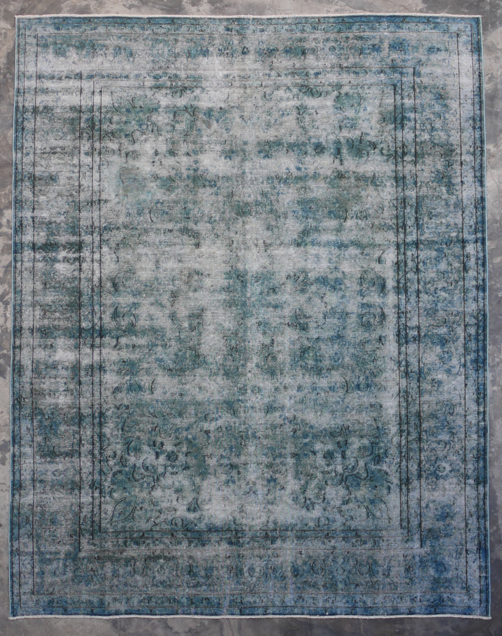 Vintage Rug, Hand Knotted, Turkish Rug, Area Rug 9x13