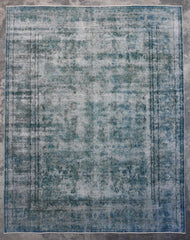 Vintage Rug, Hand Knotted, Turkish Rug, Area Rug 9x13