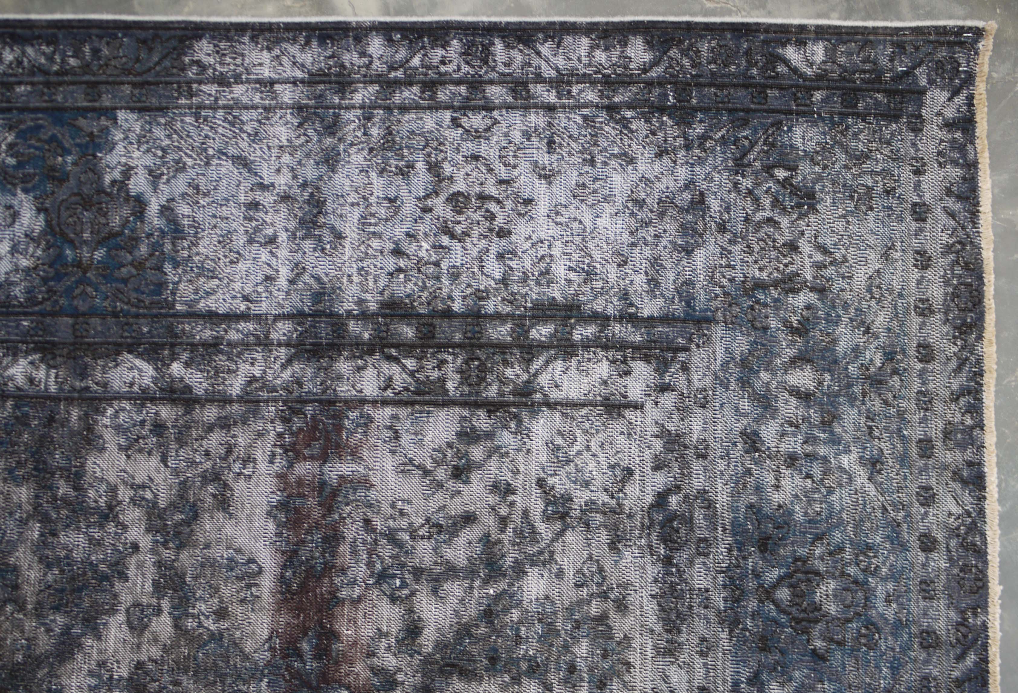 Vintage Area Rug, Hand Knotted Rug, Wool Oriental Rug