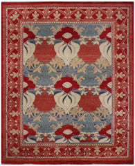 Colorful Rug, Oushak Rug, Hand Knotted