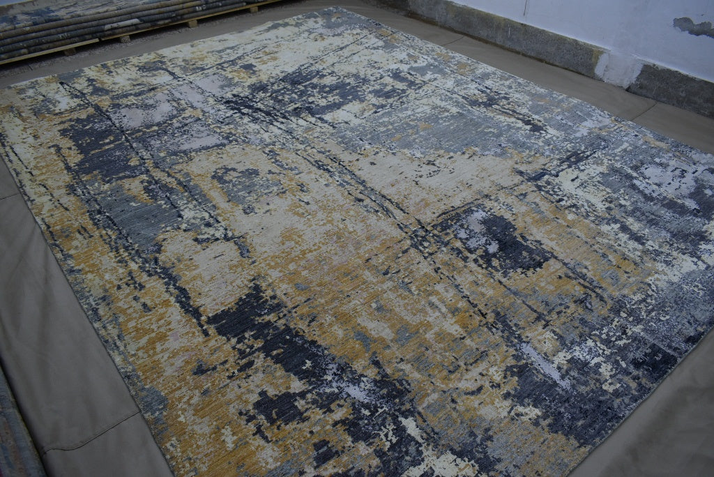 Contemporary Rug, Multi Colored Area Rug, Wool Rug