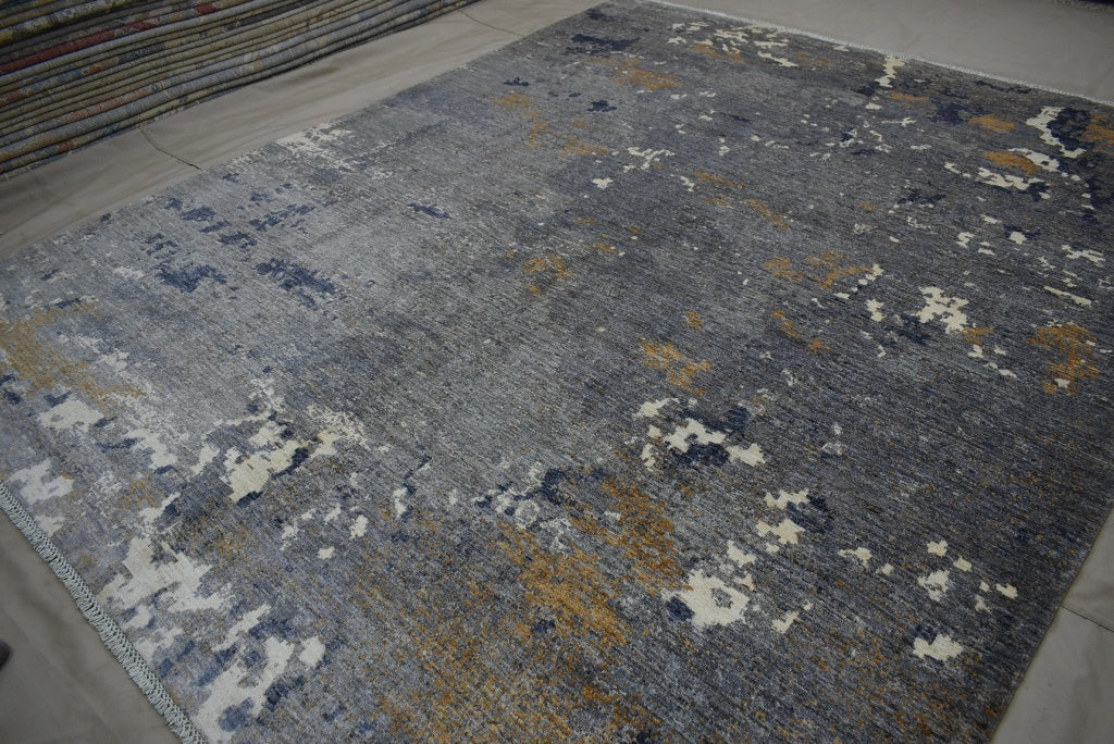 Multicolor Contemporary Rug, Traditional Wool Rug, Rugs For Living Room