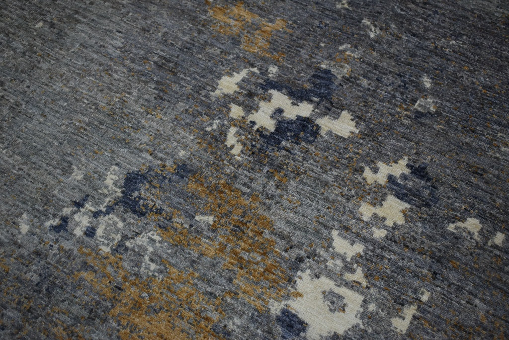 Multicolor Contemporary Rug, Traditional Wool Rug, Rugs For Living Room