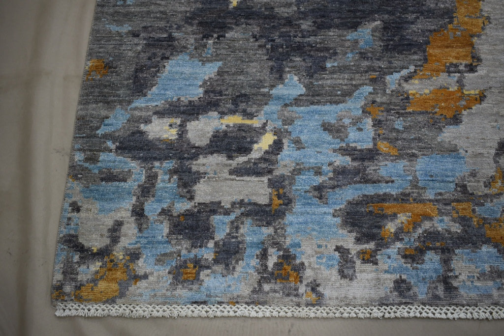 Contemporary Rug, Hand Knotted Rug, Natural Multi, Rugs To Go