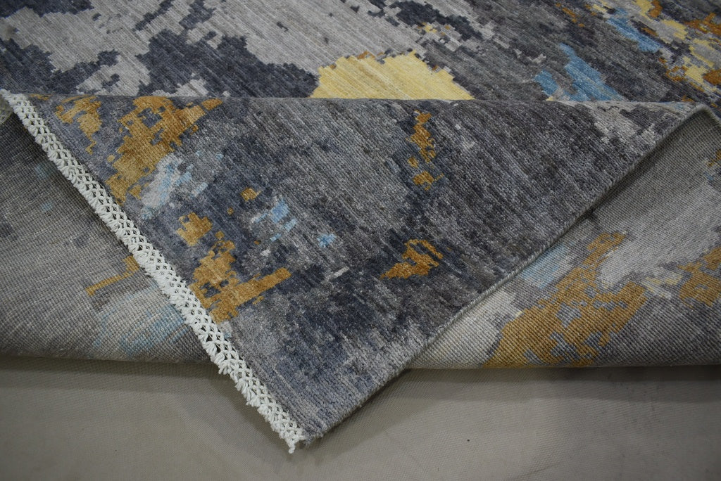Contemporary Rug, Hand Knotted Rug, Natural Multi, Rugs To Go