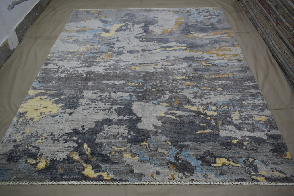 Contemporary Rug, Hand Knotted Rug, Natural Multi, Rugs To Go