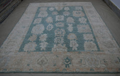 Oushak Rug, Afghan Rug, Colorful Rug