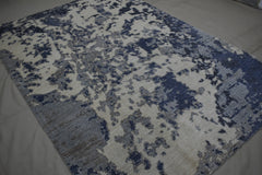 Contemporary Rug, Wool Rug, Multi Colored Area Rug, 6x9