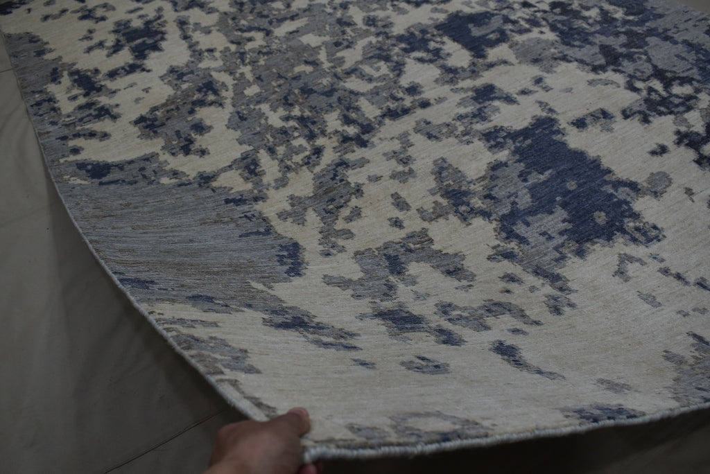 Contemporary Rug, Wool Rug, Multi Colored Area Rug, 6x9